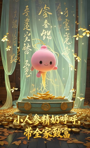 小人参精奶呼呼带全家暴富（58集）热门短剧大全