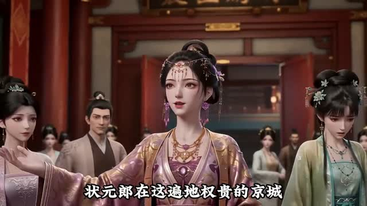 寒潭重生嫡女命转（21集）动漫最近很火的短剧