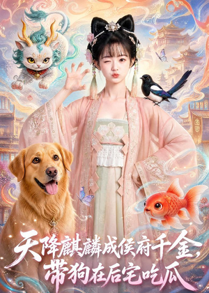 天降麒麟成侯府千金，带狗在后宅吃瓜（60集）民国短剧推荐