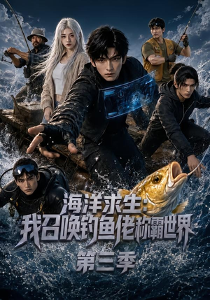 海洋求生：我召唤钓鱼佬称霸世界第三季（101集）追风的女孩短剧