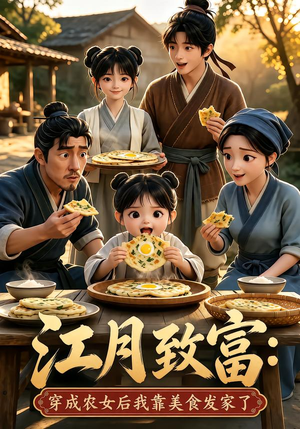 江月致富：穿成农女后我靠美食发家了（80集）短剧热播抢先看