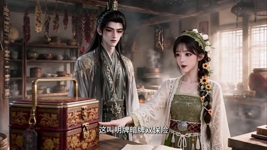 穿到古代摆地摊：全京城的人都被馋哭了（50集）爱短剧爱追剧