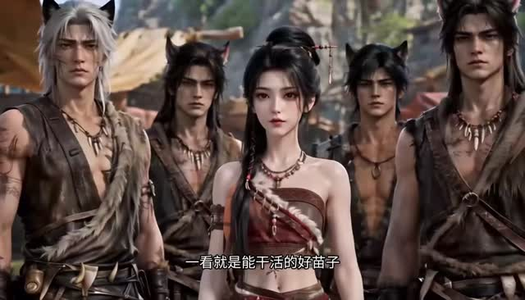 穿越兽世：我凭一口饭收服全族（74集）免费全集短剧