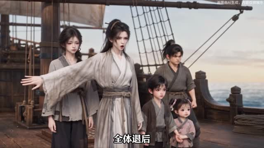 五个异能娃与铁血船娘的赶海天团 （94集）甜剧