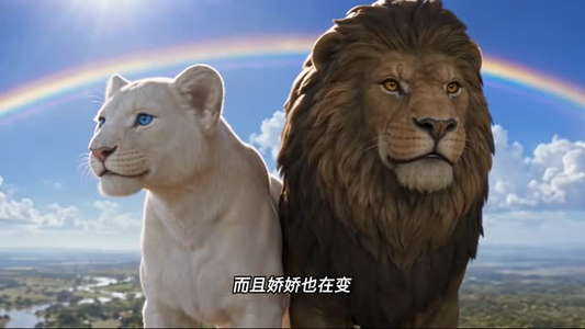 穿成顶美动物抱大腿之白狮篇（150集）弹幕
