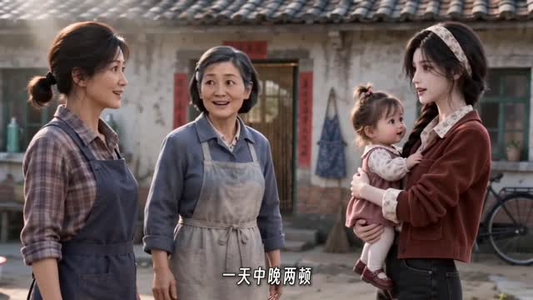 火辣90后妈，嘴甜心野要发家（229集）热血短剧